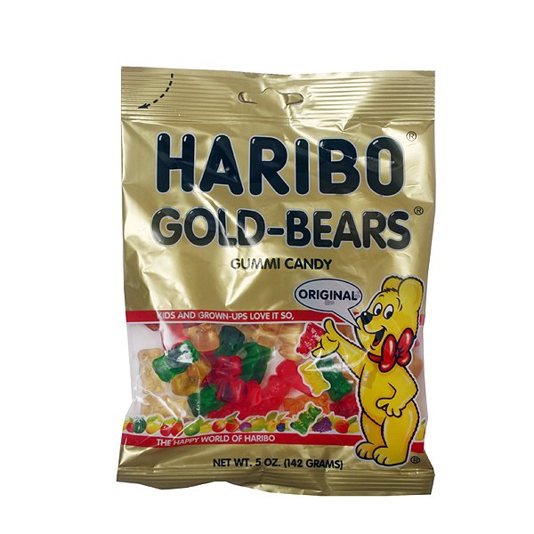 HARIBO GOLD BEAR 5 Oz - Hanging Bags - Candy, Mints - Texas Wholesale